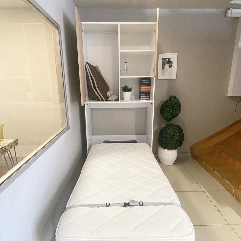 Capsule Folding King Single Wall Bed