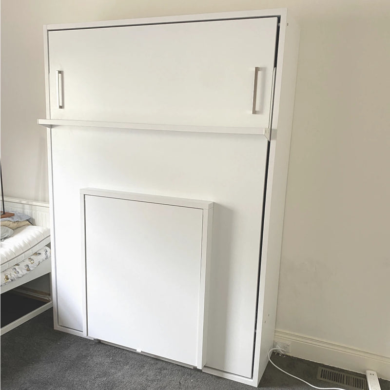 Spazio Double Wall Bed with Folding Table