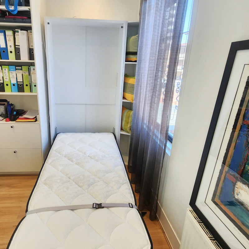 Spazio Single Wall Bed with Desk