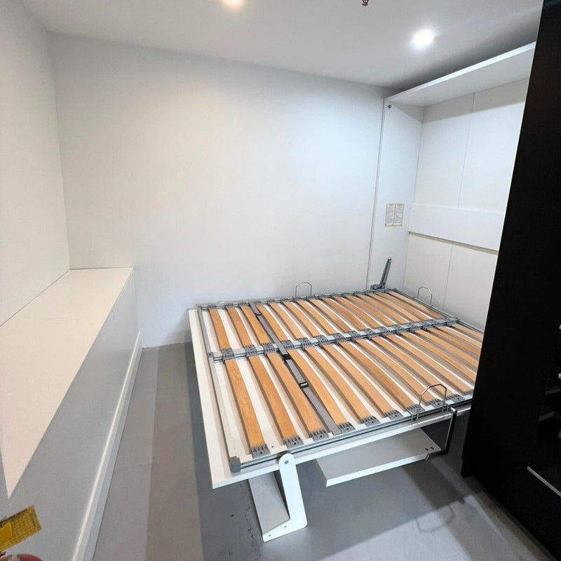 Spazio Double Wall Bed with Desk