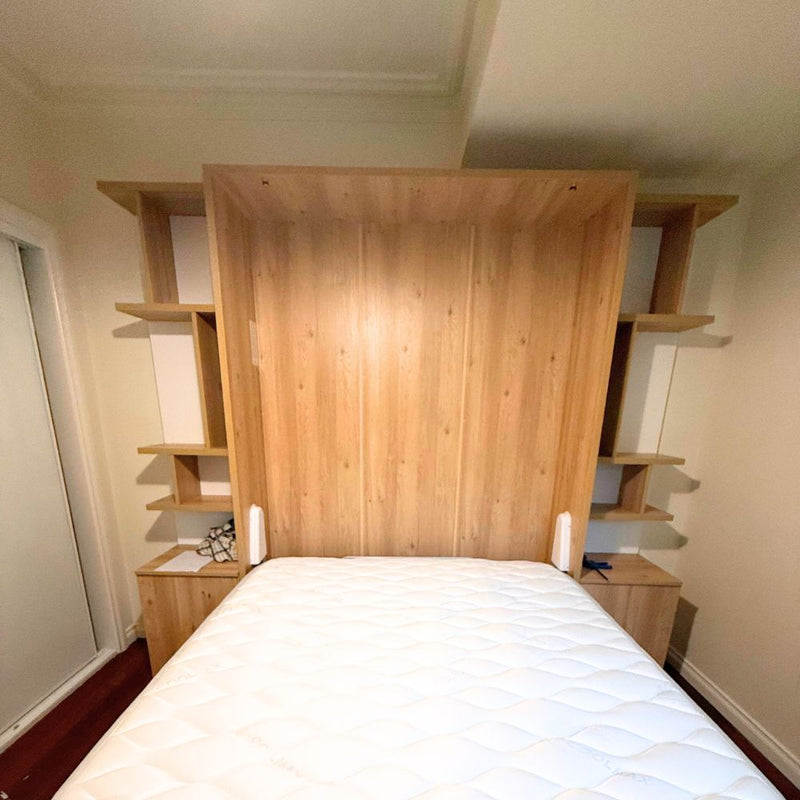 Royal Bella Queen Wall Bed with Desk Set