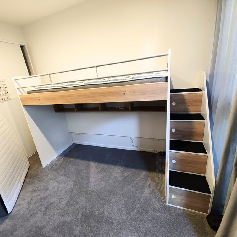 Bel Mondo Long Single Loft Bed Set