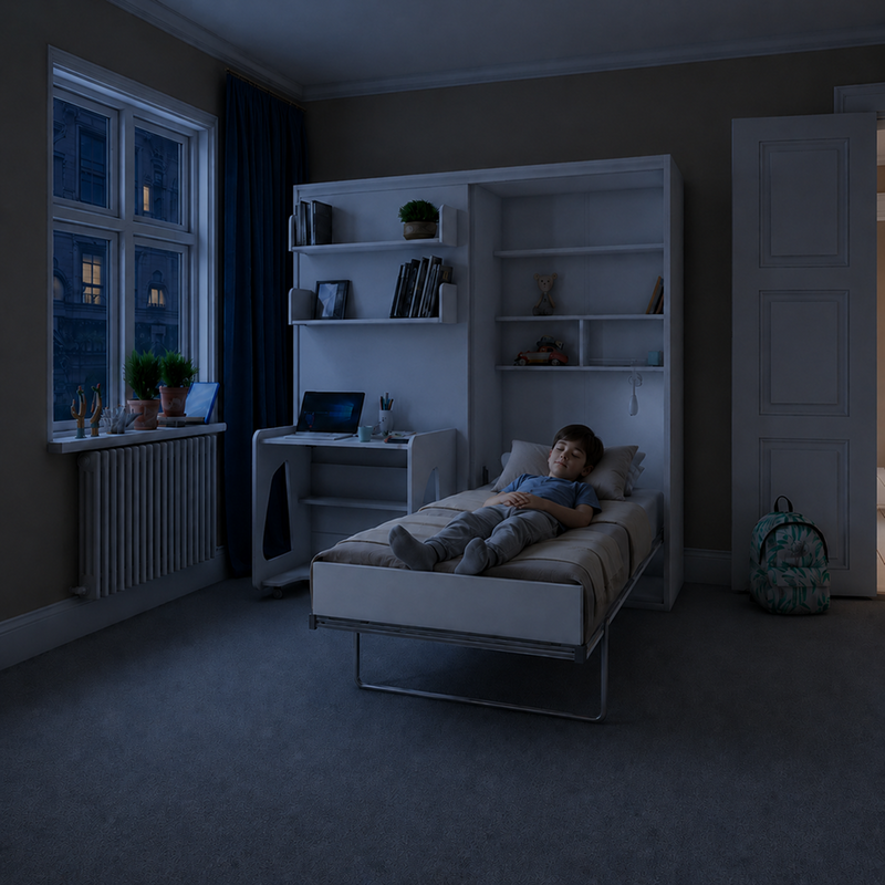 Single Wall Bed for Kid's room